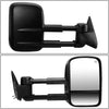 Right Side Black Power Heated Telescoping Side Towing Mirror Replacement for Chevy/GMC Silverado Sierra GMT800 99-02