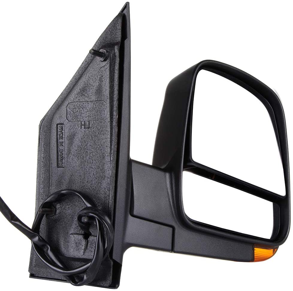 Ineedup Side Mirror Side View Mirror Fit for 2008-2012 Honda Accord Sedan Power Adjusting Stainless Mounting Manual-Folding GM1321397 15227416