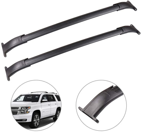 TUPARTS Roof Racks Aluminum Luggage Carrier Racks Cross Bars Fit for 2015 2016 2017 2018 2019 2020 C-adillac Escalade ESV,2015-2020 for C-hevrolet Tahoe