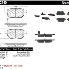 Centric (102.13540) Brake Pad, Metallic
