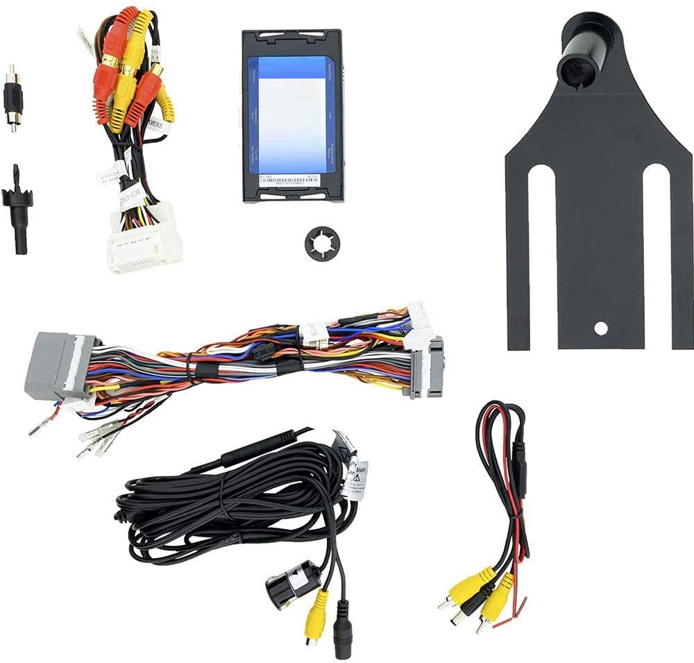 EchoMaster Backup Camera Kit Compatible with Wrangler JK for All Touchscreen Factory MI-GIG RADIOS ONLY