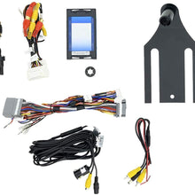 EchoMaster Backup Camera Kit Compatible with Wrangler JK for All Touchscreen Factory MI-GIG RADIOS ONLY