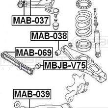 FEBEST MAB-037 Rear Upper Arm Bushing