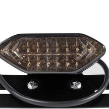 ANKIA 12V 16 LED Universal Motorcycle Integrated Brake Tail Running Light Turn Signla License Plate Lamp (Smoked Black Cover)