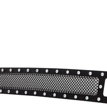 Paramount Restyling 46-0726 Evolution Black Stainless Steel Wire Mesh Packaged Bumper Grille, 1 Piece