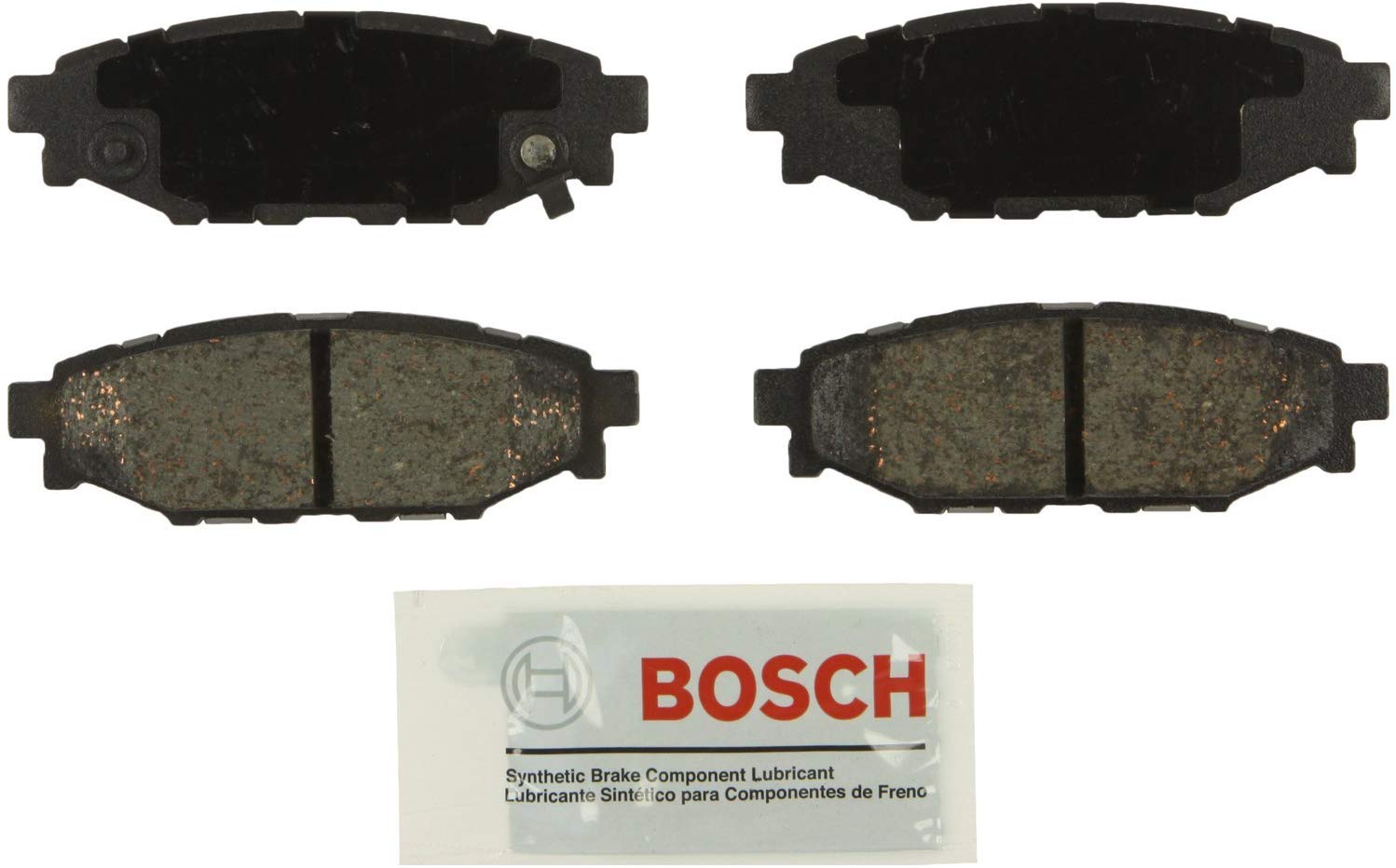 Bosch BE1114 Blue Disc Brake Pad Set for Select Subaru BRZ, Forester, Impreza, Legacy, Outback, WRX, XV Crosstrek - REAR