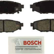 Bosch BE1114 Blue Disc Brake Pad Set for Select Subaru BRZ, Forester, Impreza, Legacy, Outback, WRX, XV Crosstrek - REAR
