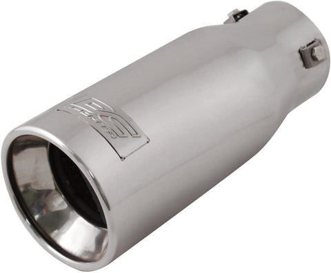 DC Sports EX-1011 Resonated High Performance Exhaust Tip - Polished Stainless Steel