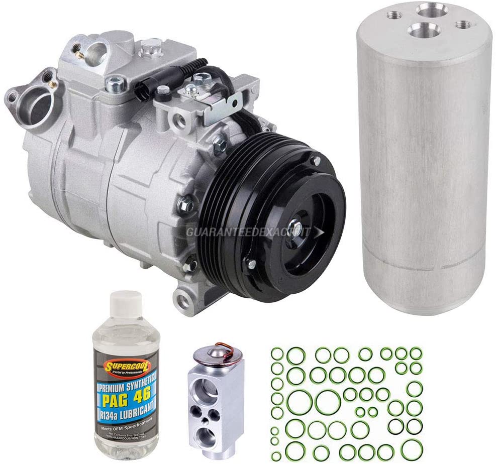 AC Compressor & A/C Repair Kit For BMW 325i 323i 328i 330i 325ci 323ci 328ci 330ci 325xi 330xi M3 E46 - BuyAutoParts 60-80111RK New