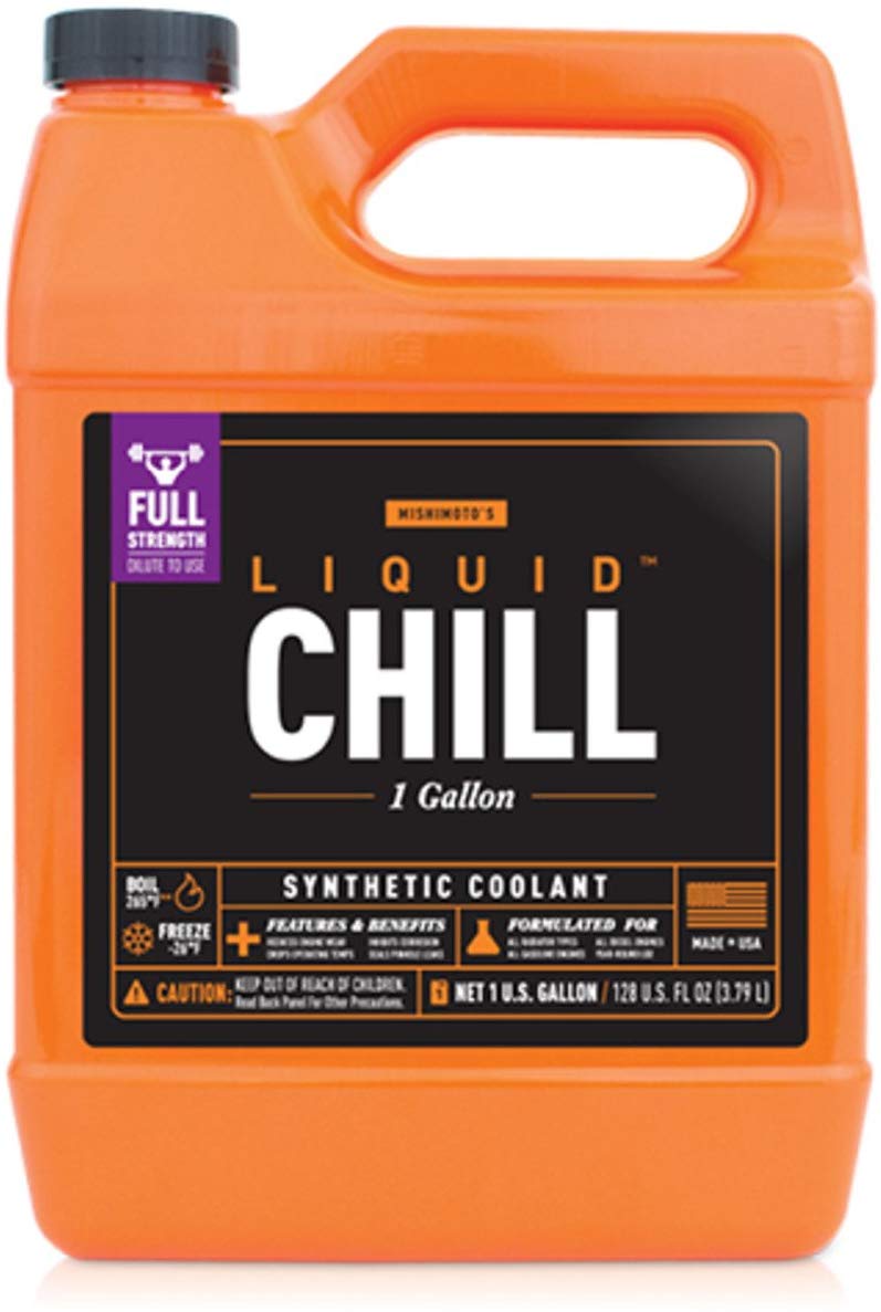 Mishimoto MMRA-LC-FULLF Liquid Chill Synthetic Engine Coolant, 128. Fluid_Ounces