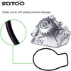 SCITOO Water Pump with Gasket fits for 1996 2001 1351400 131-2189 AW9349 for Acura Integra for Honda CR-V 2.0L 1.8L