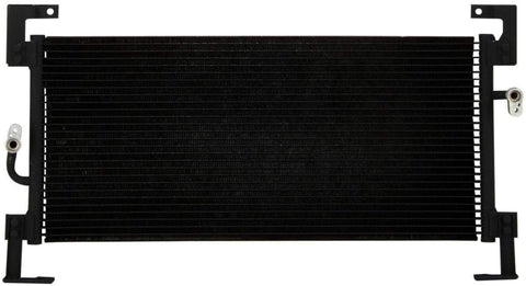 VioletLisa All Aluminum Air Condition Condenser 1 Row Compatible with 1995-1999 Neon 2.0L 1995-1999 Neon 2.0L L4 Without Oil Cooler