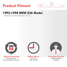 For BMW E36 3 Series Manual MT Transmission Aluminum Radiator Fan Shroud Kit