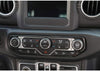 RT-TCZ Carbon Fiber Center Control Air Conditioner Switch Cover Trim Frame for 2018-2020 Jeep Wrangler JL JLU