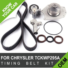 Engine Timing Part Belt Set Timing Belt Kits, SCITOO fit 2004 Pacifica 3.5L V6 SOHC 24v VIN 4 Replacement Timing Tools with Water Pump