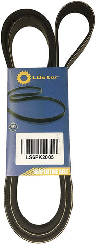 LOSTAR Serpentine Belt Fits 00-12 Toyota Yaris Echo DOHC 1.5L l4 4PK1180
