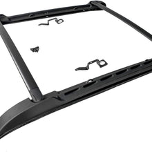 Roof Rack Rails Cross Bar luggage Carrier Compatible with 05-20 Toyota Tacoma Double Cab, Aluminum