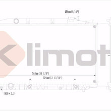 Klimoto Radiator | fits Acura TSX 2009-2014 2.4L L4 3.5L V6 | Replaces AC3010145 19010RL5A51 19010RL5A02
