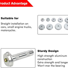 A ABIGAIL Bearing Race and Seal Bush Driver 9 Discs Collar Axle Housing Set Master/Universal Aluminum Kit for Automotive Wheel Bearings