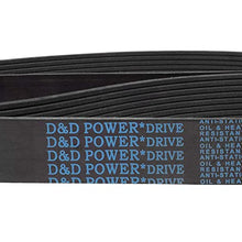 D&D PowerDrive 7K505 AC Delco Replacement Belt, K, 51.25" Length, Rubber