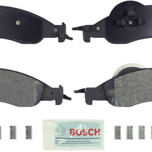 Bosch BE1278H Blue Disc Brake Pad Set with Hardware for Select Ford Expedition and Lincoln Navigator SUVs - FRONT