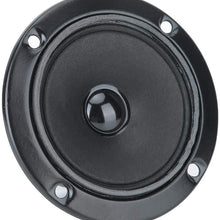 Dilwe1 3 Inch Copper Clad Aluminum Magnetic Speaker, Powerful Stereo Sound Dual Treble Speaker for KTV, 20W 4Ohm Speaker Accessories, Black Color