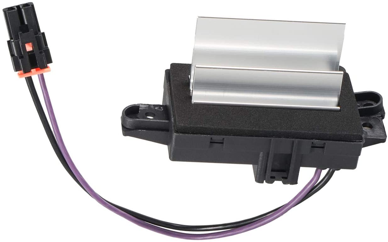 AC Blower Control Module Replaces# 1580567, 93803636, 52413530, 4P1516 - AC Heater Blower Resistor Compatible with Silverado, Trailblazer, Cadillac Escalade, GMC Envoy, Sierra, Buick Rainier
