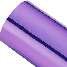 Purple Chrome Mirror Vinyl Wrap High Glossy Self Adhesive Film Decal with Air Release Bubble Free Anti-Wrinkle 59.8'' x 7.8''