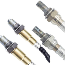 higherbro 4x Air Fuel Ratio Oxygen O2 sensor for 2004-2006 Infiniti FX35 G35 3.5L; 2006-2008 Infiniti FX45 4.5L Upper Lower Upstream + Downstream