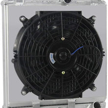CoolingCare 3 Row Aluminum Radiator Shroud 12" Fan for Honda Civic EG EK 92-00 & Integra DB DC