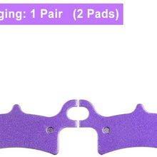 ECCPP FA314 Brake Pads Rear Carbon Fiber Replacement Brake Pads Kits Fit for 2002 2003 2004 2005 2006 2007 2008 2009 2010 2011 2012 2013 Magnum,Scrambler,Sportsman,Trail, Xpedition