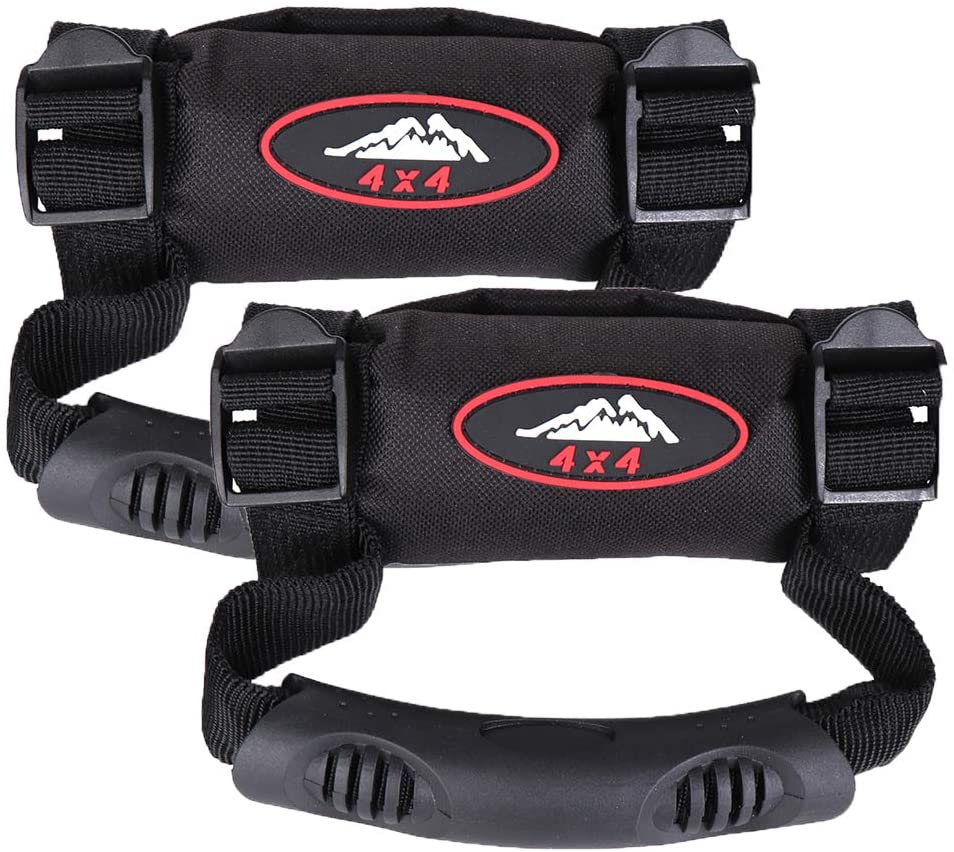 2 Pack UTV Heavy Duty Roll Cages Grab Handle Grips Grab bar Hand Hold Replacement for Polaris RZR, Kawasaki, Honda, Wildcat, Gator 825i