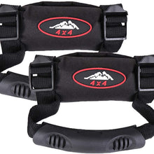 2 Pack UTV Heavy Duty Roll Cages Grab Handle Grips Grab bar Hand Hold Replacement for Polaris RZR, Kawasaki, Honda, Wildcat, Gator 825i