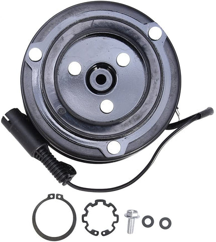 ACUMSTE AC A/C Compressor Clutch Kit Pulley Bearing Coil Plate For Mini Cooper 02-08