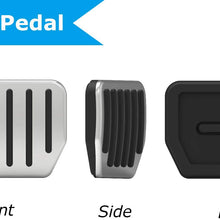 EVFIT Model 3 Performance Pedal Pads, Non-Slip Accelerator Brake Pedal Cover for Tesla Model 3(A Set of 2)