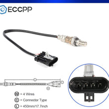 ECCPP Oxygen Sensors Upstream+Downstream O2 Sensors Fits 234-4018 234-4012 for 1996-1998 Chevrolet/Chevy/GMC C/K1500 4PCS