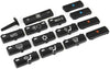 Iinger E39 X5 14 Button Key Caps Climate A/C Control Control Panel Switch Buttons Cover Key Caps Fit for BMW E39 E53 525i 530i 540i M5 X5