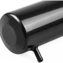 DEMOTOR PERFORMANCE Universal Radiator Coolant Aluminum Catch Tank Overflow Reservoir Black 800ml