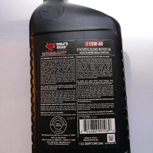 Wolf's Head 6 QUARTS Motor Oil Synthetic Blend 15W-40 HD Diesel Gasoline Engine Motor Oil