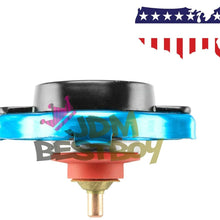 JDMBESTBOY 1.1 Bar Thermostatic Radiator Cap 13 PSI Pressure Rating with Temperature Gauge Aftermarket