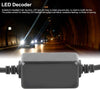 Acouto 2PCS H7 Car LED Headlight Decoder Anti-Flicker Flash Error Canceler DC12V-14V