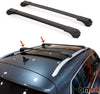 OMAC Roof Rack Cross Bars Luggage Carrier Black 2 Pcs Fits Ram Promaster City 2015-2021 | Aluminum Black Cargo Carrier Rooftop Luggage Crossbars