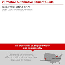 VIPMOTOZ Black Bezel OE-Style Front Fog Light Driving Lamp Housing Assembly For 2017-2018 Honda CR-V - Power Switch & Universal Wiring Included, Driver & Passenger Side