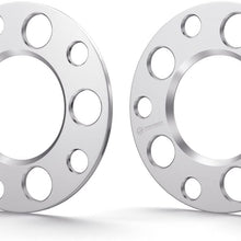5mm Hubcentric 5x114.3 Wheel Spacers (66.1mm Bore) Compatible with Nissan Infiniti G35 G37 Q50 Q60 Q70 FX35 FX50 350z 370z Altima Maxima 300zx 240sx Rogue Sentra - Silver 66.2mm 2pcs