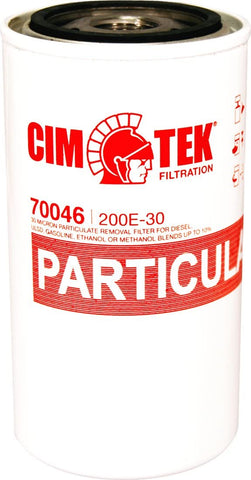 Cim-Tek 70046 Transfer Pump Filter with Manual Drain, 30 Micron (200E-30) - CIM200E30