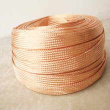 7PCS Bare Copper Bonding Strap/Earth Braided Copper Strap/Engine Grounding Strap with Tinned Crimped Lugs /12" length x 0.5" width