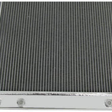 OzCoolingParts 4 Row Core Aluminum Radiator for 1987-2006 88 89 90 91 92 93 94 95 96 97 98 99 00 01 02 03 04 05 Jeep Wrangler TJ YJ GM Chevy V8 Conversion