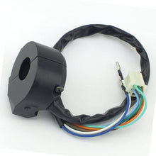 Motorcycle Dirt Bike Control Low High Beam Turn Signal Light Horn Left Switch (Black)