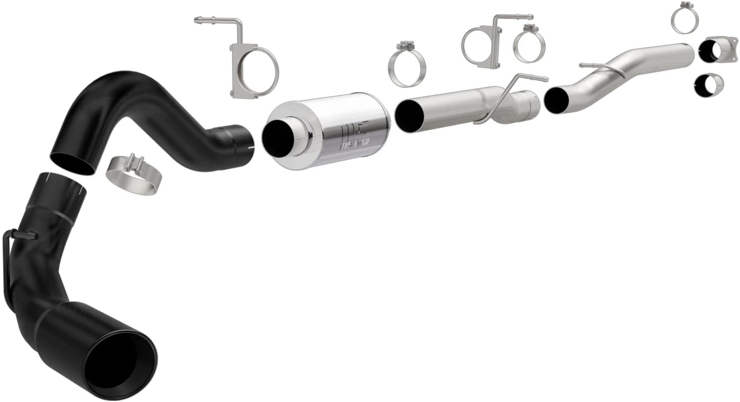 MagnaFlow 17035 Large Stainless Steel Performance Exhaust System Kit