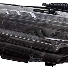 Brock Replacement Pair LED Headlights Compatible with 16-19 Civic